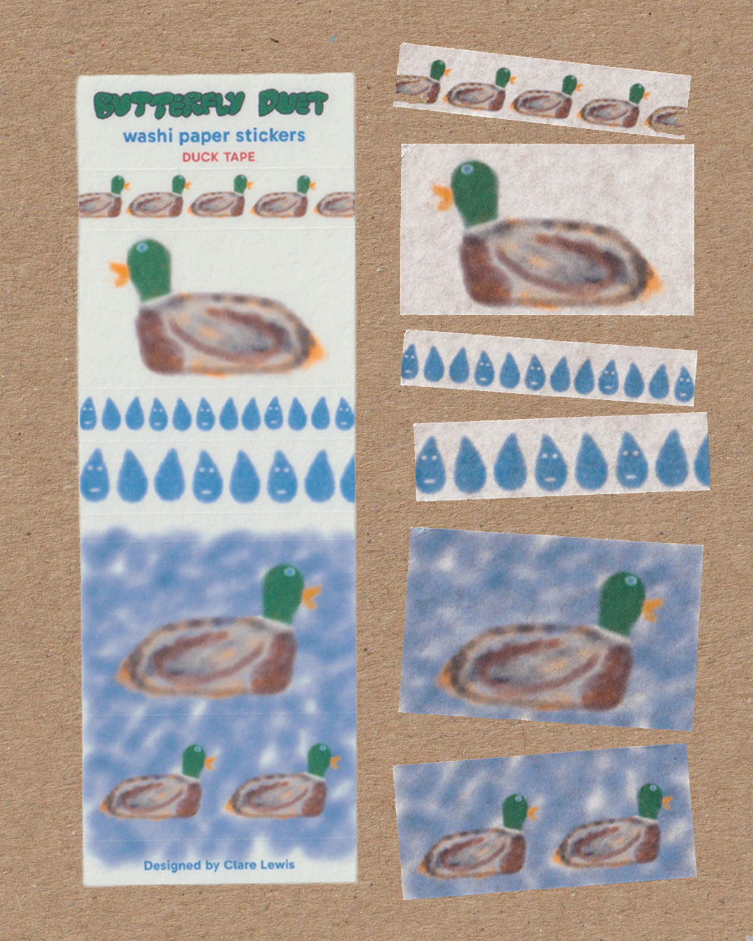 Duck Tape - Washi Paper Sticker Sheet