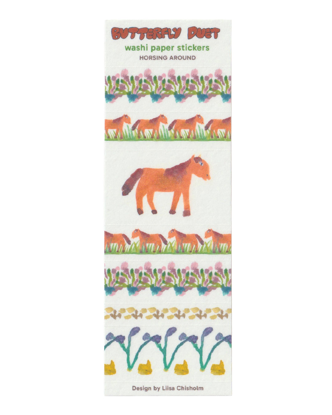 Horsing Around - Washi Paper Sticker Sheet